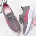 Women Casual Mesh Breathable Soft Slip Resistant Flat Sneakers